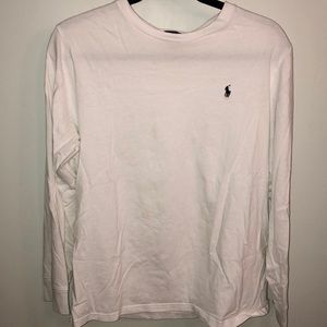 White long sleeve Ralph Lauren shirt